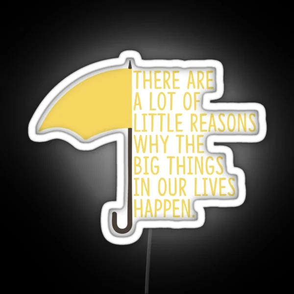 How I Met Your Mother Quote RGB Neon Sign