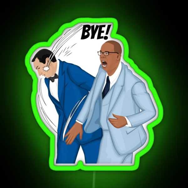 How To Say BYE In Chapel Hill RGB Neon Sign