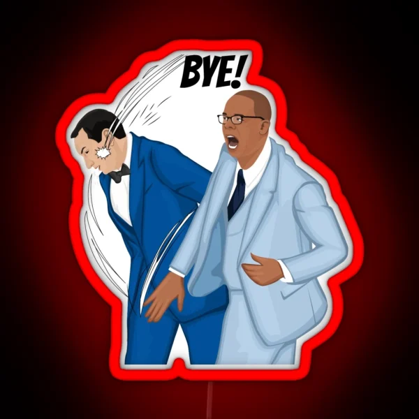 How To Say BYE In Chapel Hill RGB Neon Sign
