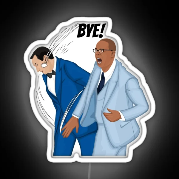 How To Say BYE In Chapel Hill RGB Neon Sign