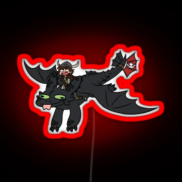 How To Train Your Dragon RGB Neon Sign