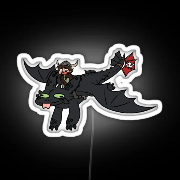 How To Train Your Dragon RGB Neon Sign