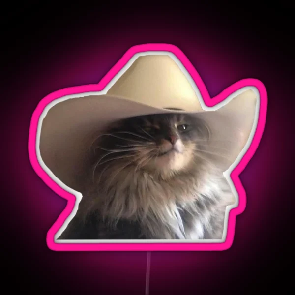 Howdy Kitty RGB Neon Sign
