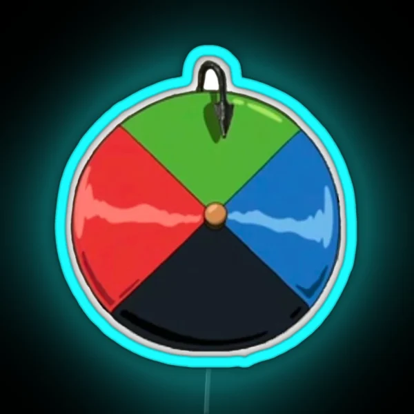 Howl S Moving Castle Door Portal Wheel RGB Neon Sign