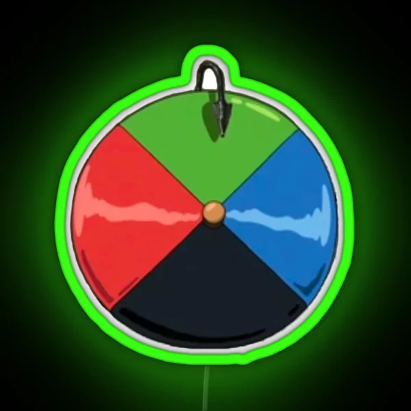 Howl S Moving Castle Door Portal Wheel RGB Neon Sign