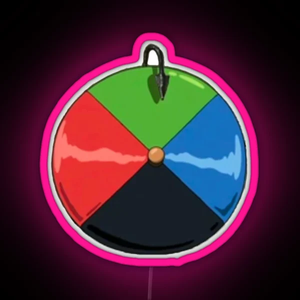 Howl S Moving Castle Door Portal Wheel RGB Neon Sign