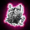 Howl S Moving Castle Flying RGB Neon Sign - Image 6