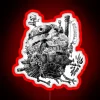 Howl S Moving Castle Flying RGB Neon Sign - Image 2