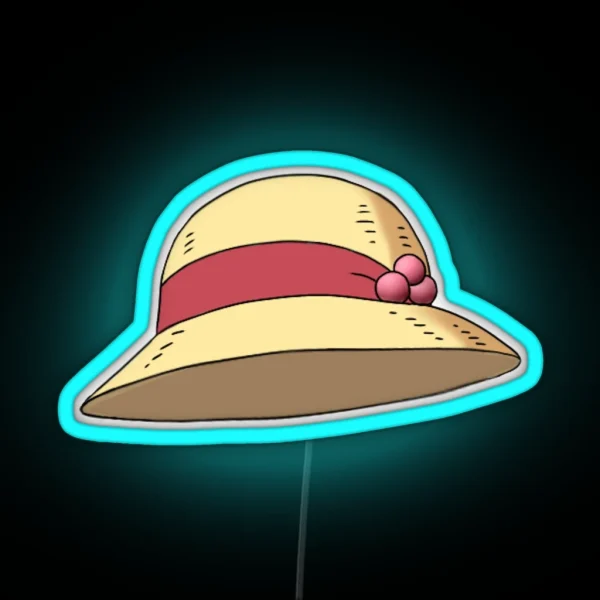 Howl S Moving Castle Hat RGB Neon Sign