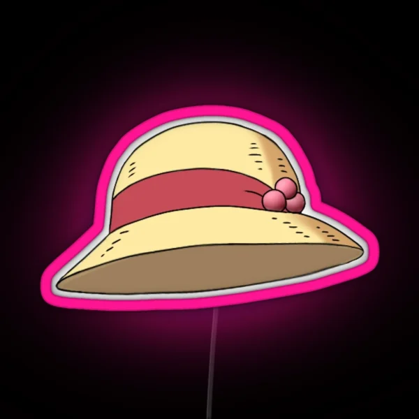 Howl S Moving Castle Hat RGB Neon Sign