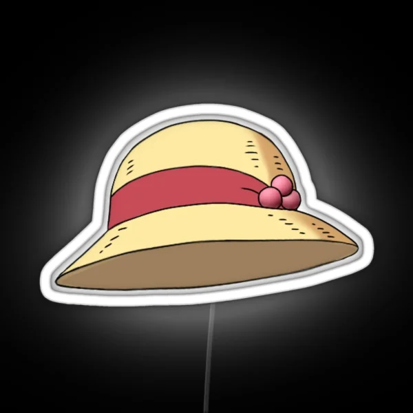 Howl S Moving Castle Hat RGB Neon Sign