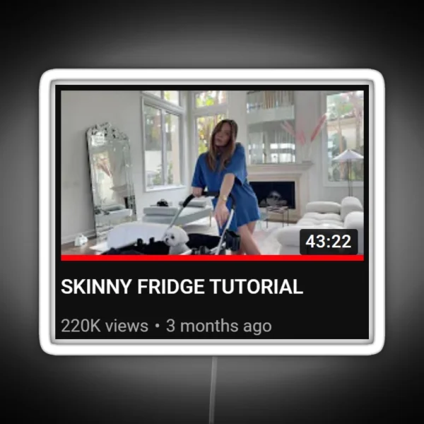 HRH Collection Skinny Fridge Tutorial RGB Neon Sign
