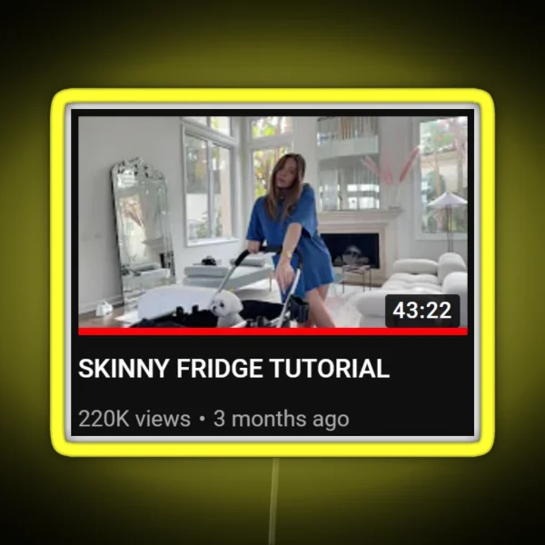 HRH Collection Skinny Fridge Tutorial RGB Neon Sign