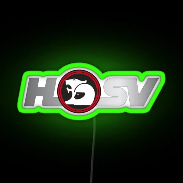 HSV Holden Special Vehicle RGB Neon Sign