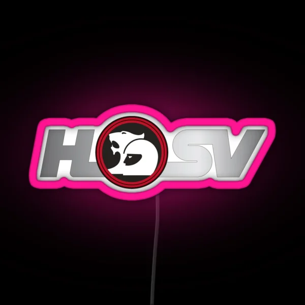 HSV Holden Special Vehicle RGB Neon Sign