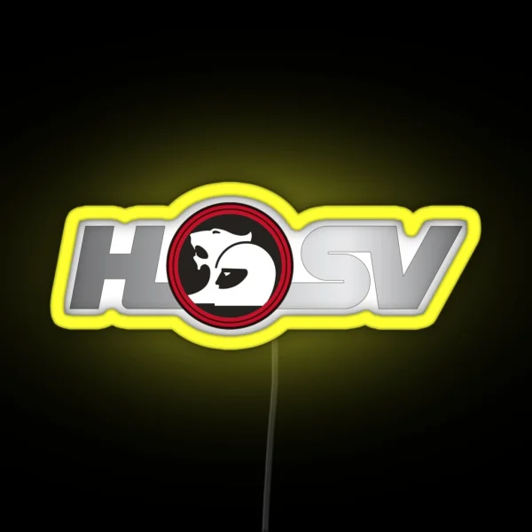 HSV Holden Special Vehicle RGB Neon Sign