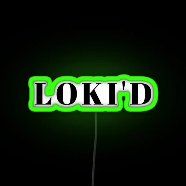 HTTYD Inspired Design Loki D RGB Neon Sign