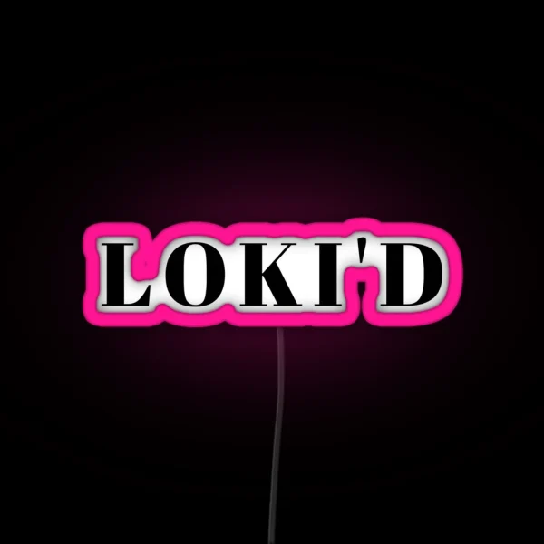 HTTYD Inspired Design Loki D RGB Neon Sign