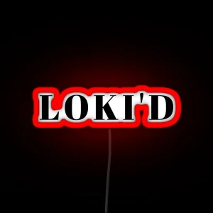 HTTYD Inspired Design Loki D RGB Neon Sign