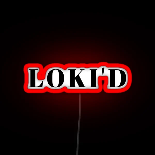 HTTYD Inspired Design Loki D RGB Neon Sign