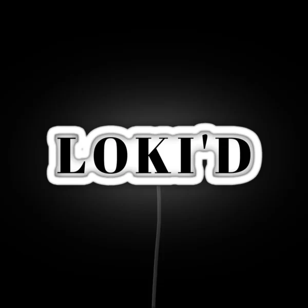 HTTYD Inspired Design Loki D RGB Neon Sign