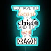 HTTYD Inspired Heart Of A Chief RGB Neon Sign - Image 3