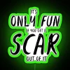 HTTYD Inspired It S Only Fun If You Get A Scar Out Of It RGB Neon Sign - Image 3