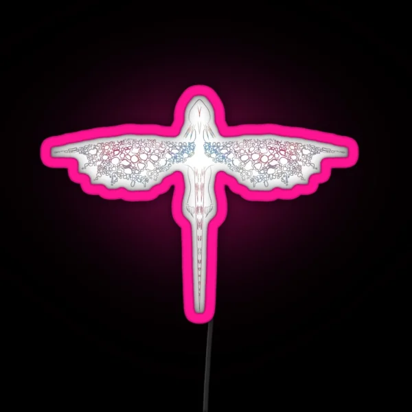 HTTYD THW Stromfly Minimalist RGB Neon Sign