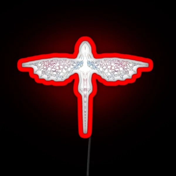 HTTYD THW Stromfly Minimalist RGB Neon Sign