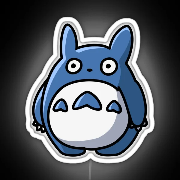 HUGE BLUE TOTORO RGB Neon Sign