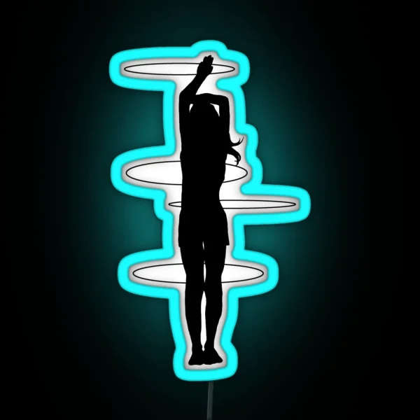Hula Hooper RGB Neon Sign