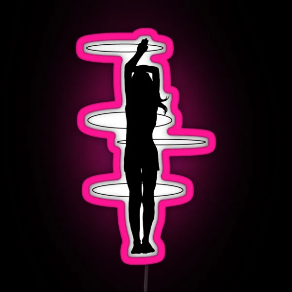 Hula Hooper RGB Neon Sign