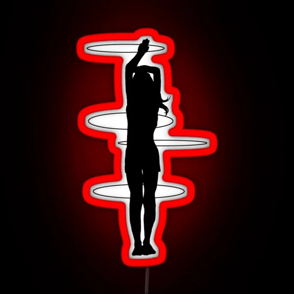 Hula Hooper RGB Neon Sign