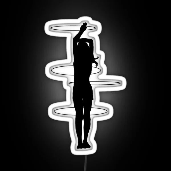 Hula Hooper RGB Neon Sign