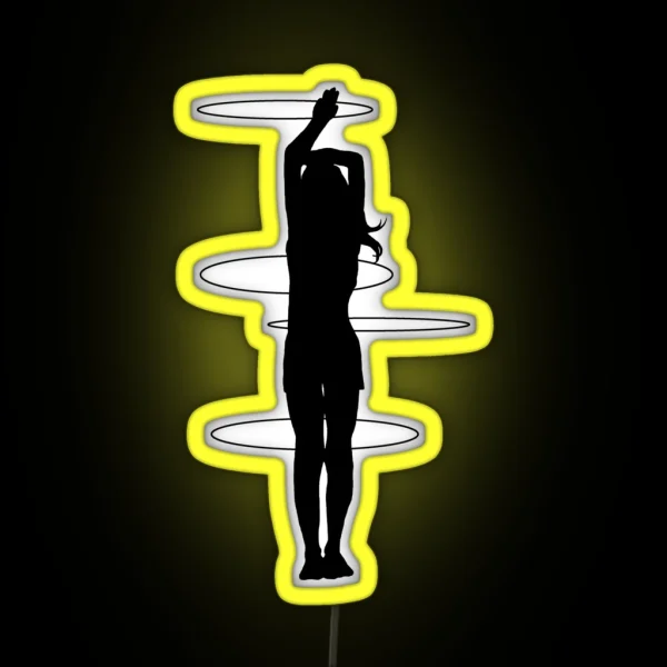 Hula Hooper RGB Neon Sign