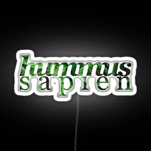 Hummus Sapien RGB Neon Sign