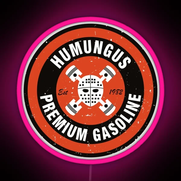 Humungus Premium Gasoline RGB Neon Sign