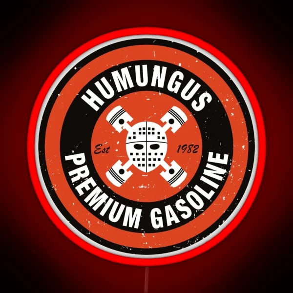 Humungus Premium Gasoline RGB Neon Sign