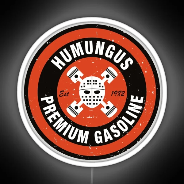 Humungus Premium Gasoline RGB Neon Sign