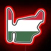 Hungaroring Flag RGB Neon Sign - Image 2