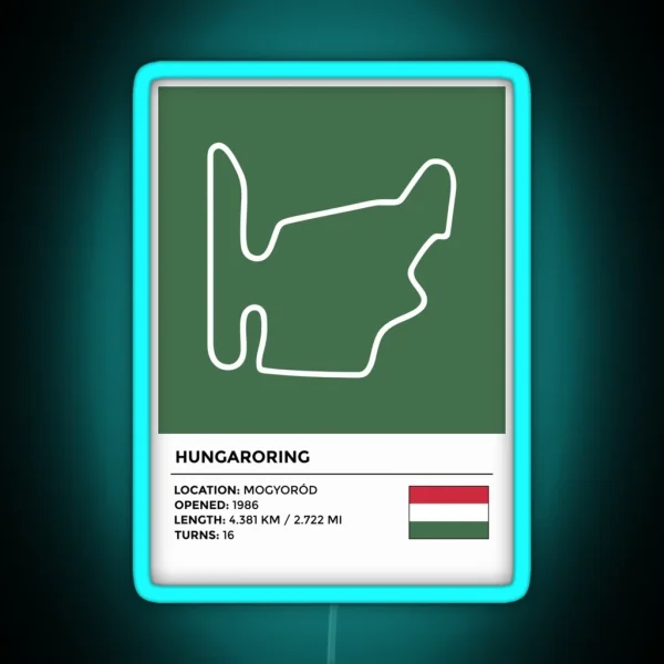 Hungaroring Info RGB Neon Sign