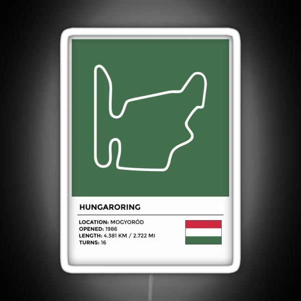 Hungaroring Info RGB Neon Sign
