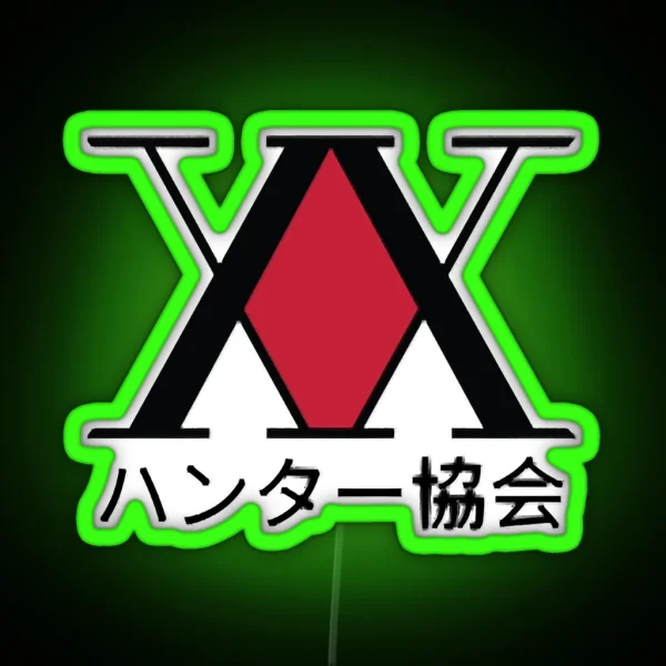 Hunter Association Logo RGB Neon Sign