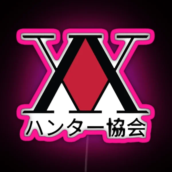 Hunter Association Logo RGB Neon Sign