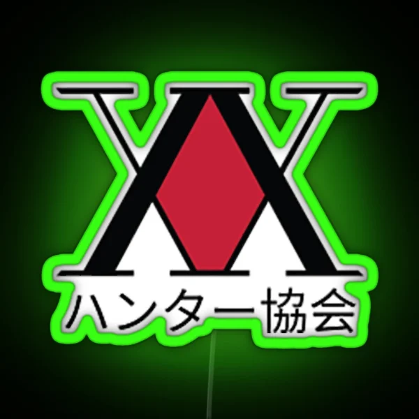 Hunter Association RGB Neon Sign