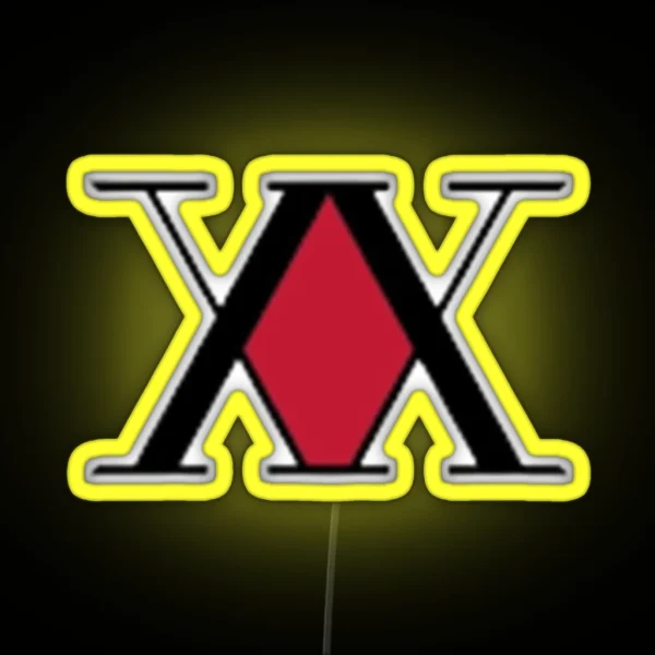Hunter Card Logo RGB Neon Sign