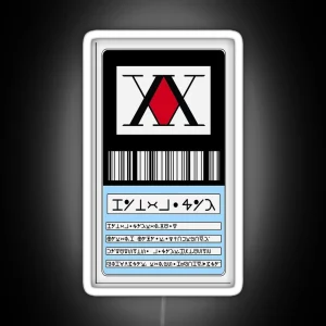 Hunter Card Xhunter RGB Neon Sign