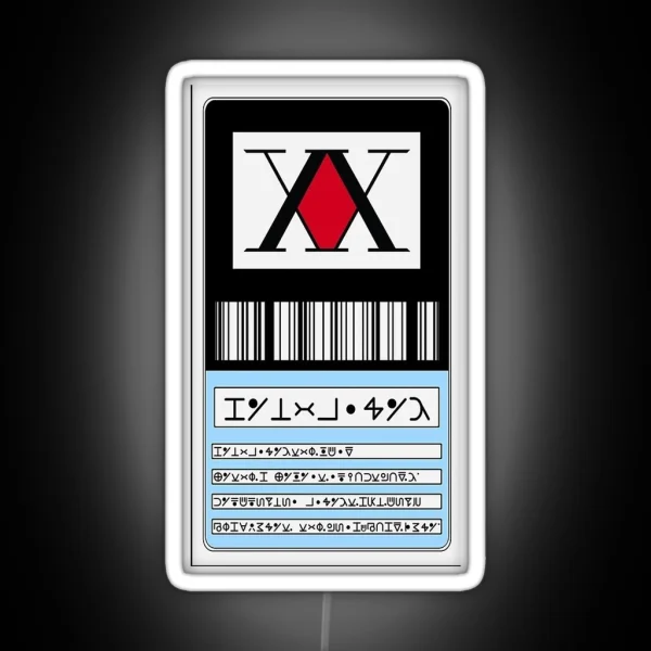 Hunter Card Xhunter RGB Neon Sign