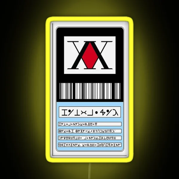 Hunter Card Xhunter RGB Neon Sign