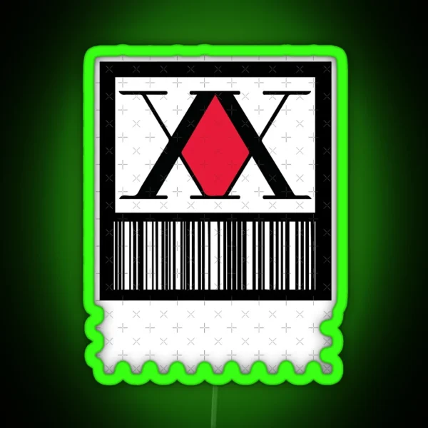 Hunter License RGB Neon Sign
